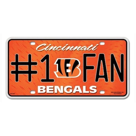 Cincinnati Bengals License Plate #1 Fan